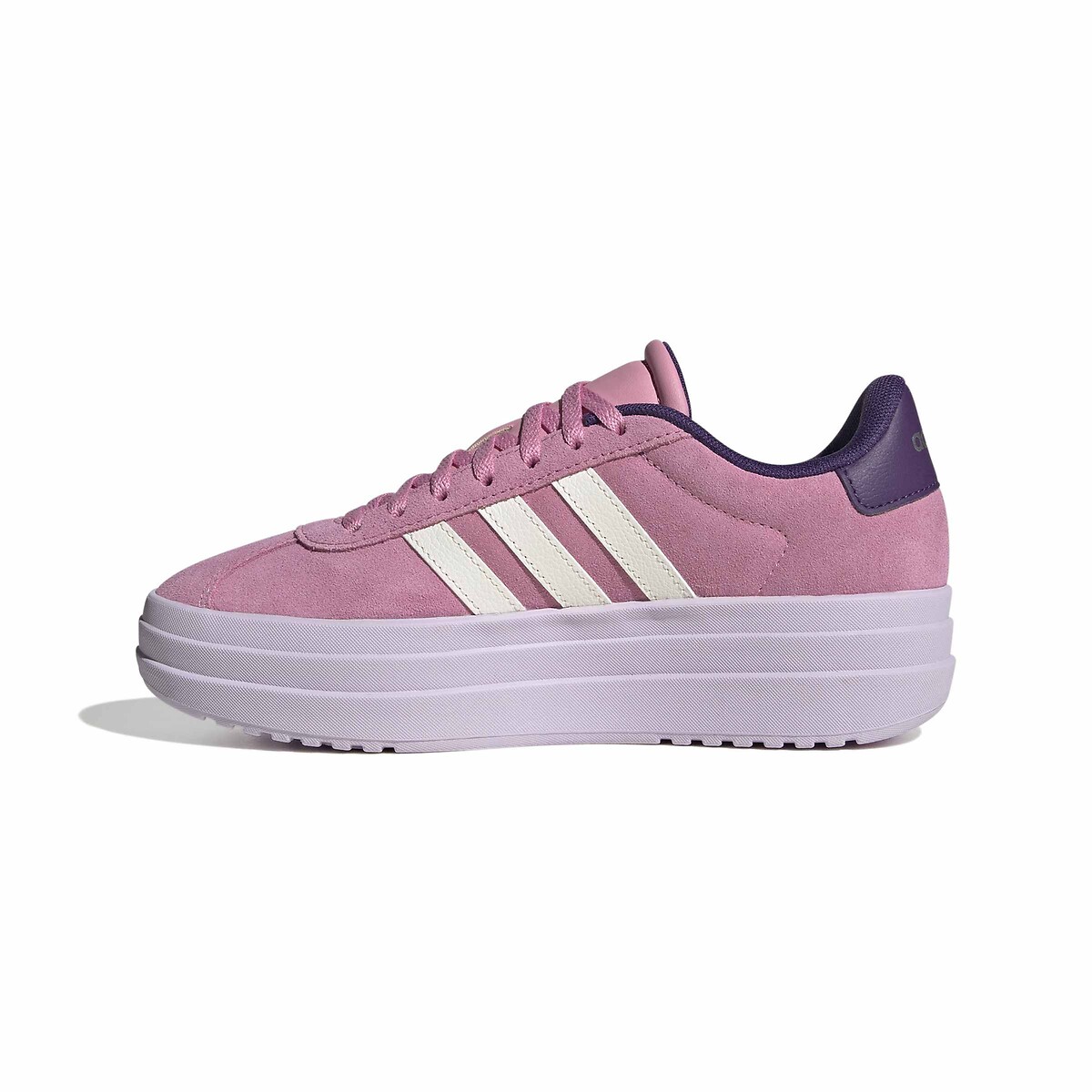 Baskets en cuir VL COURT BOLD rose/violet, ADIDAS SPORTSWEAR