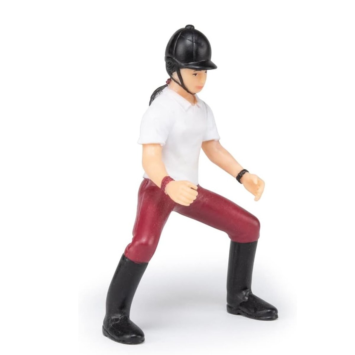 Figurine Jeune cavalière rouge, PAPO