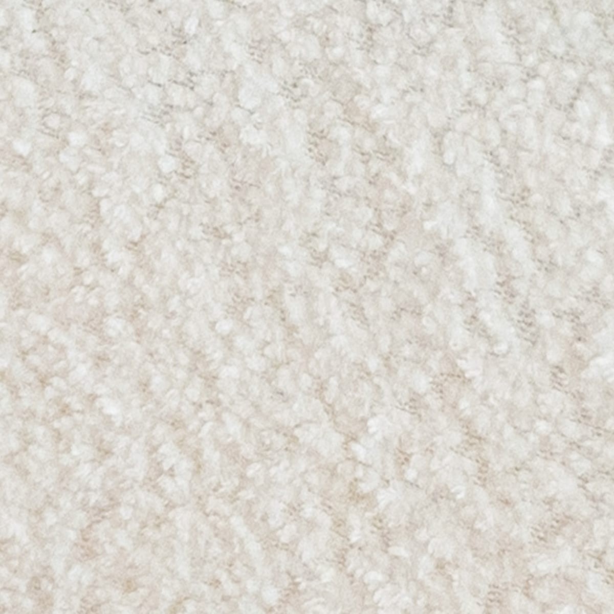 Fauteuil en tissu bouclette - ESTER ecru, HOMIFAB