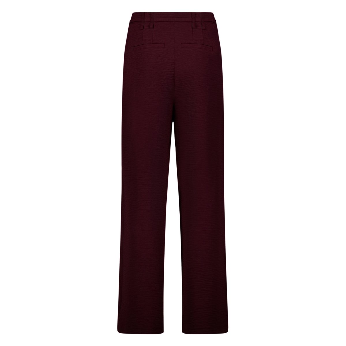 Pantalon modern fit à ceinture à nouer dark aubergine, ZERO
