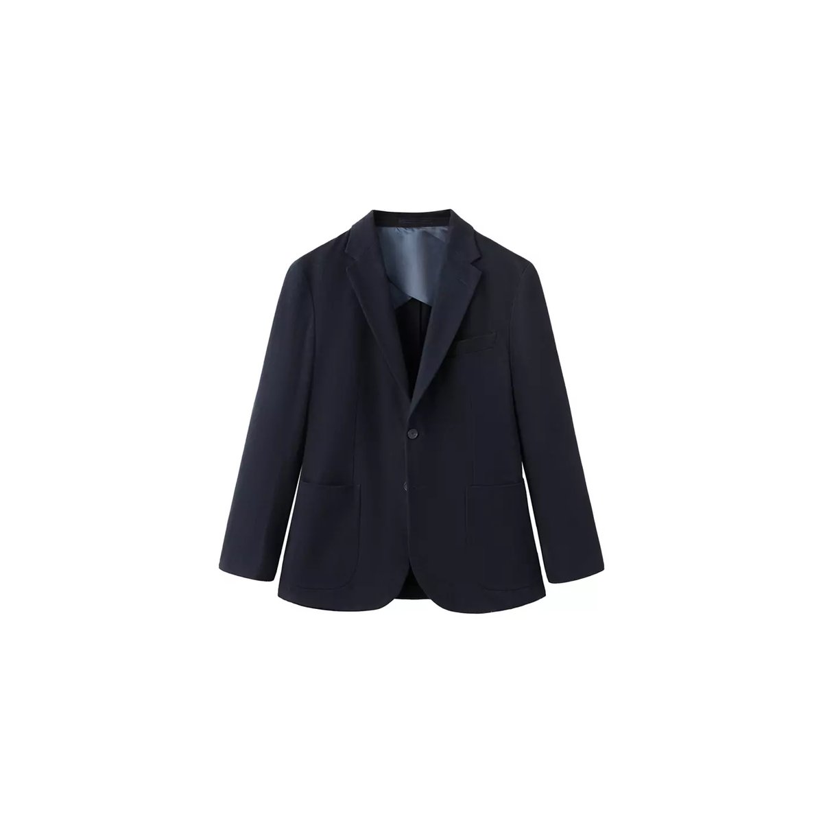 Veste slim fit coton bleu marine, MANGO MAN