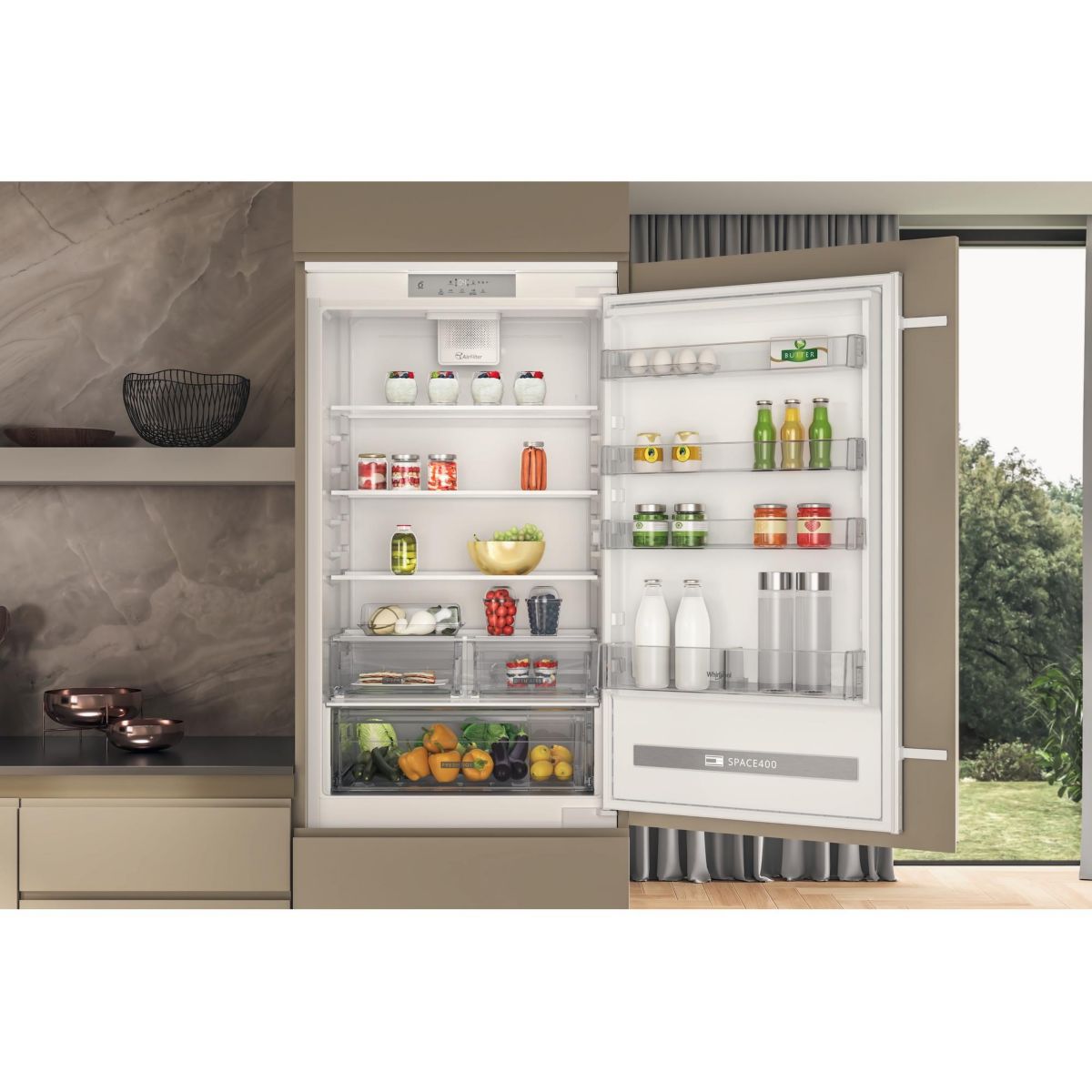 Réfrigérateur combiné encastrable SP408102FR intégrable, WHIRLPOOL