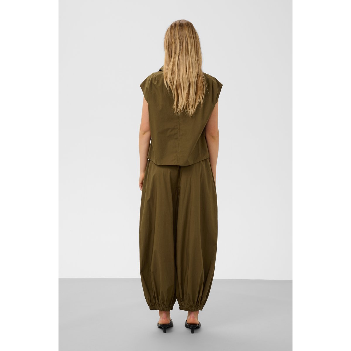 Blouse à manches longues vert beech, SOAKED IN LUXURY