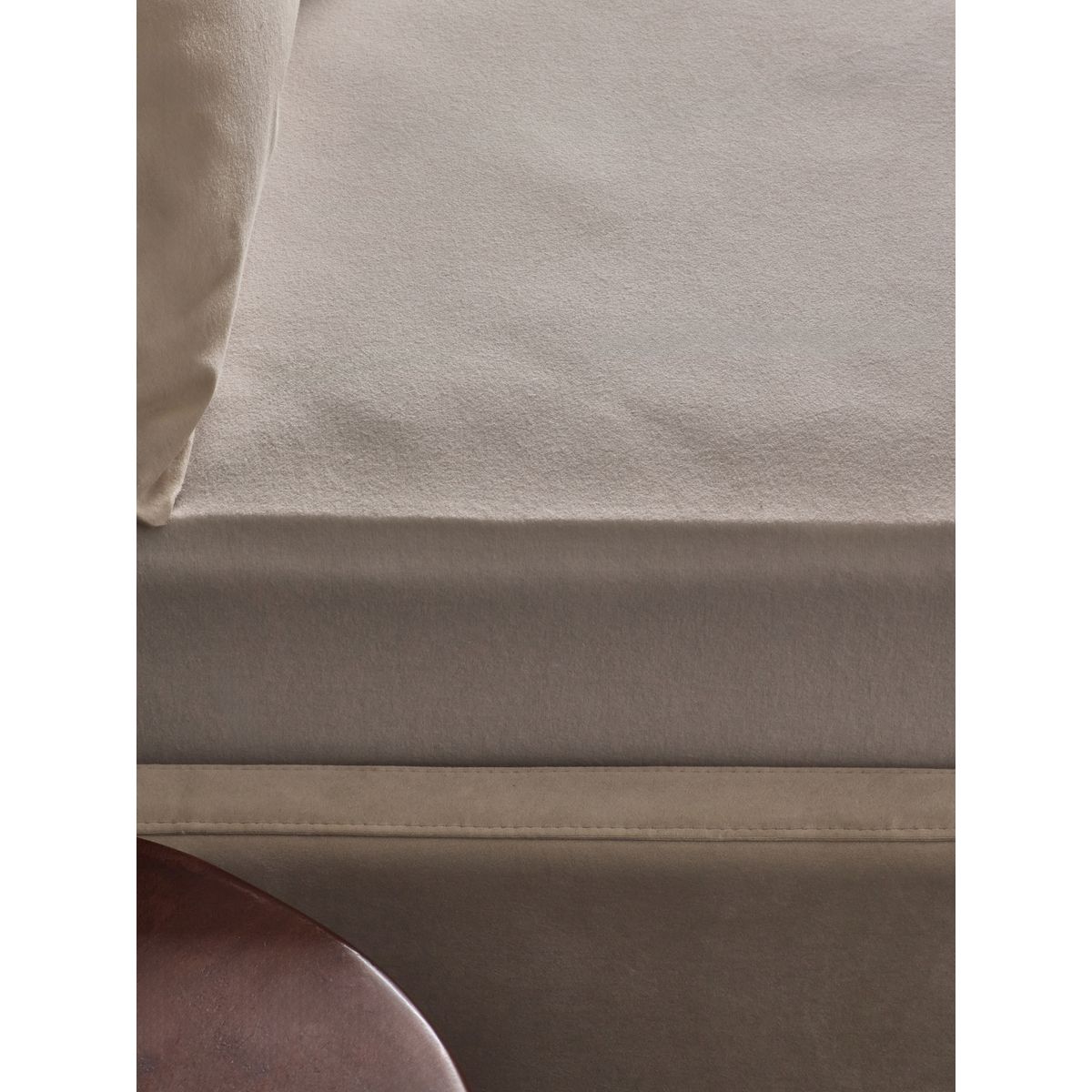 Drap en coton brossé doux naturel, NEXT