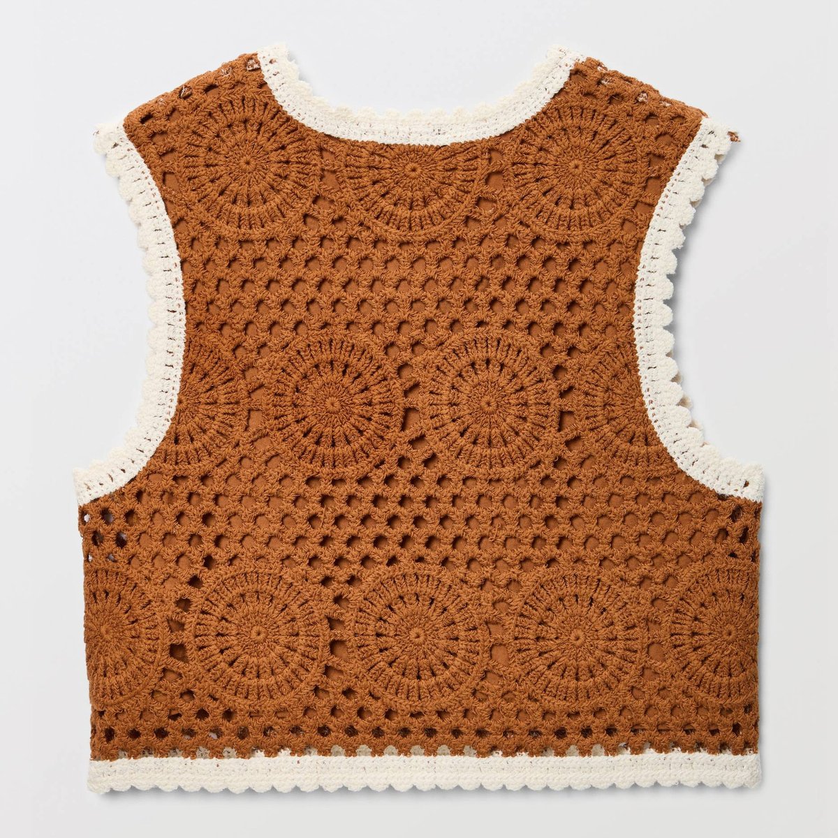 Top en crochet copeau, MONOPRIX