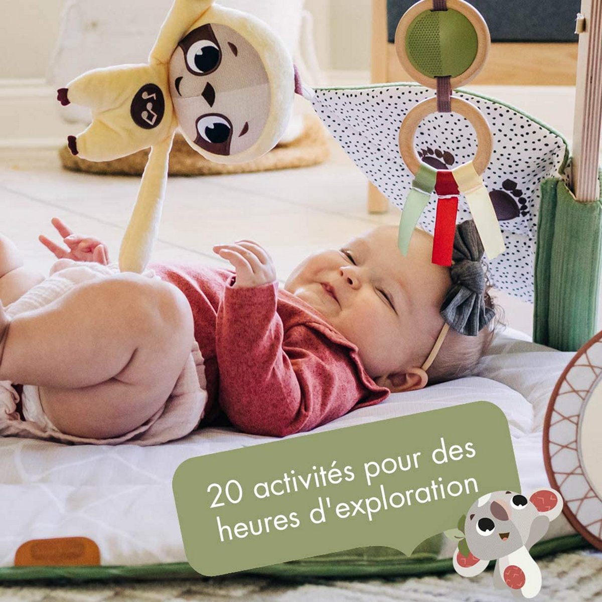 Tapis d'éveil avec arches boho chic naturel, TINY LOVE