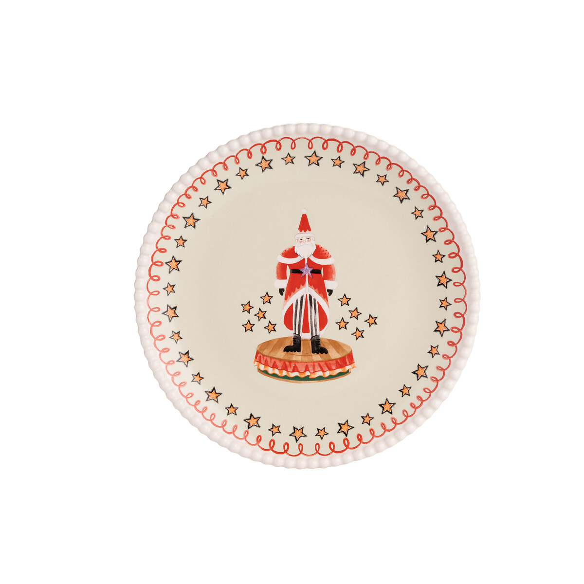 Set of 2 Nutcracker Side Plates multi-coloured, CATH KIDSTON