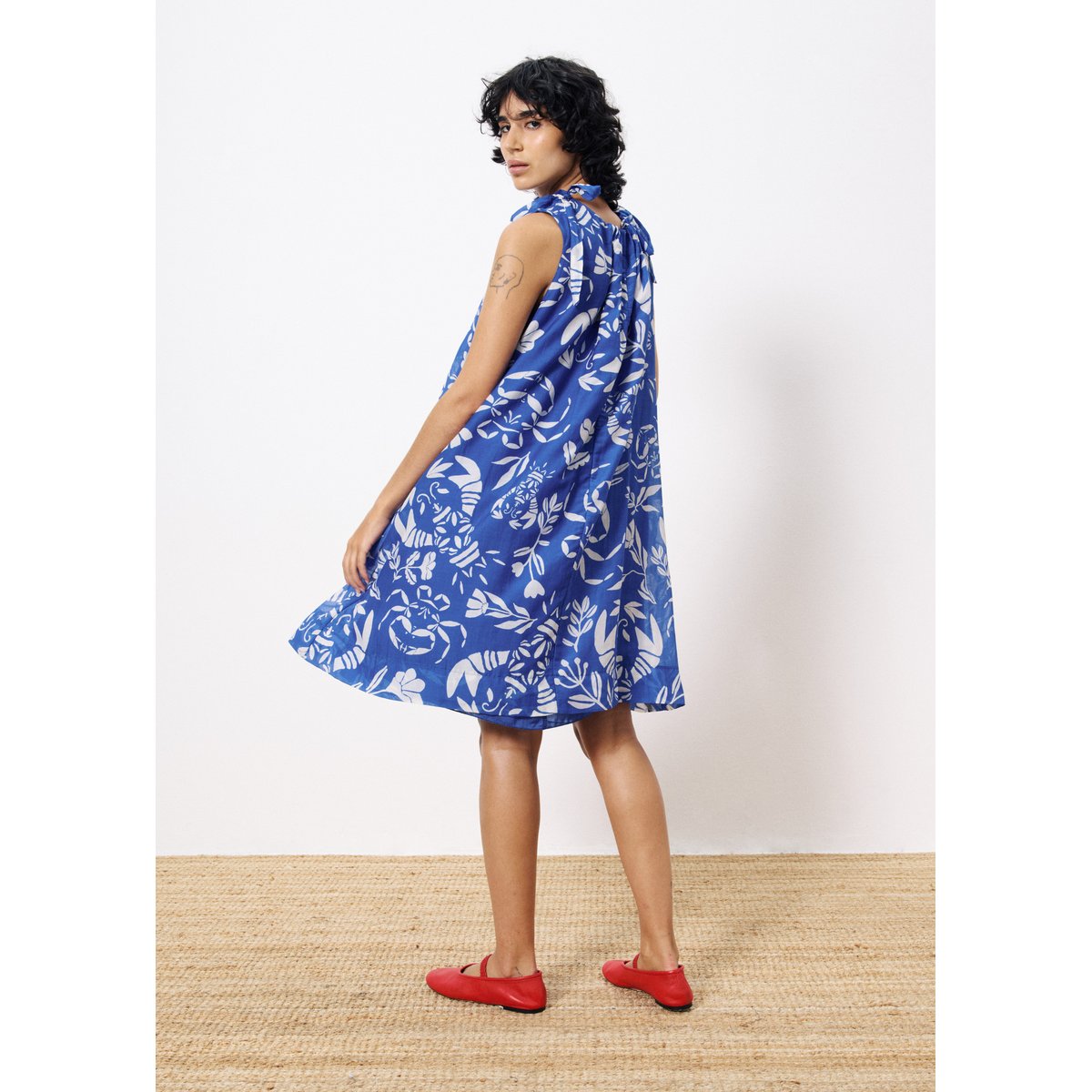 Robe en coton ISOLA homard, FRNCH