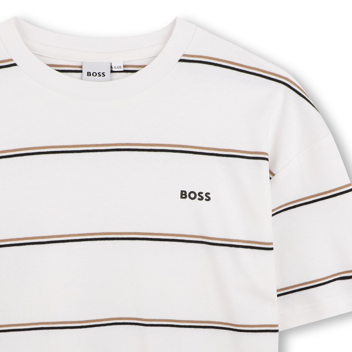 Tee-shirt manches courtes blanc, BOSS KIDSWEAR