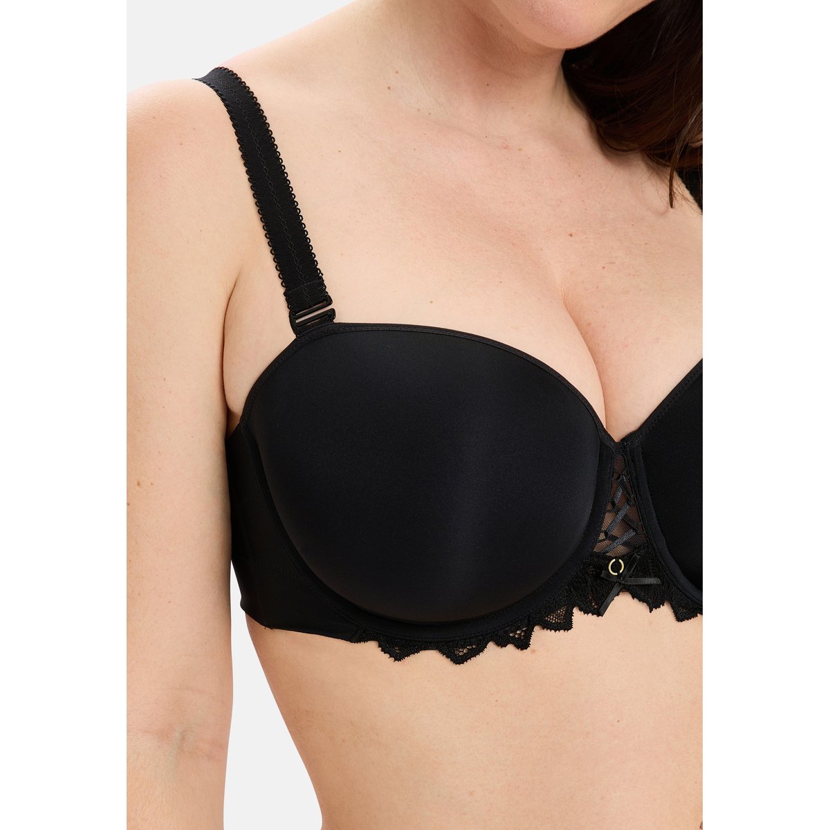 Soutien-gorge bandeau ARUM PRIMA noir, SANS COMPLEXE