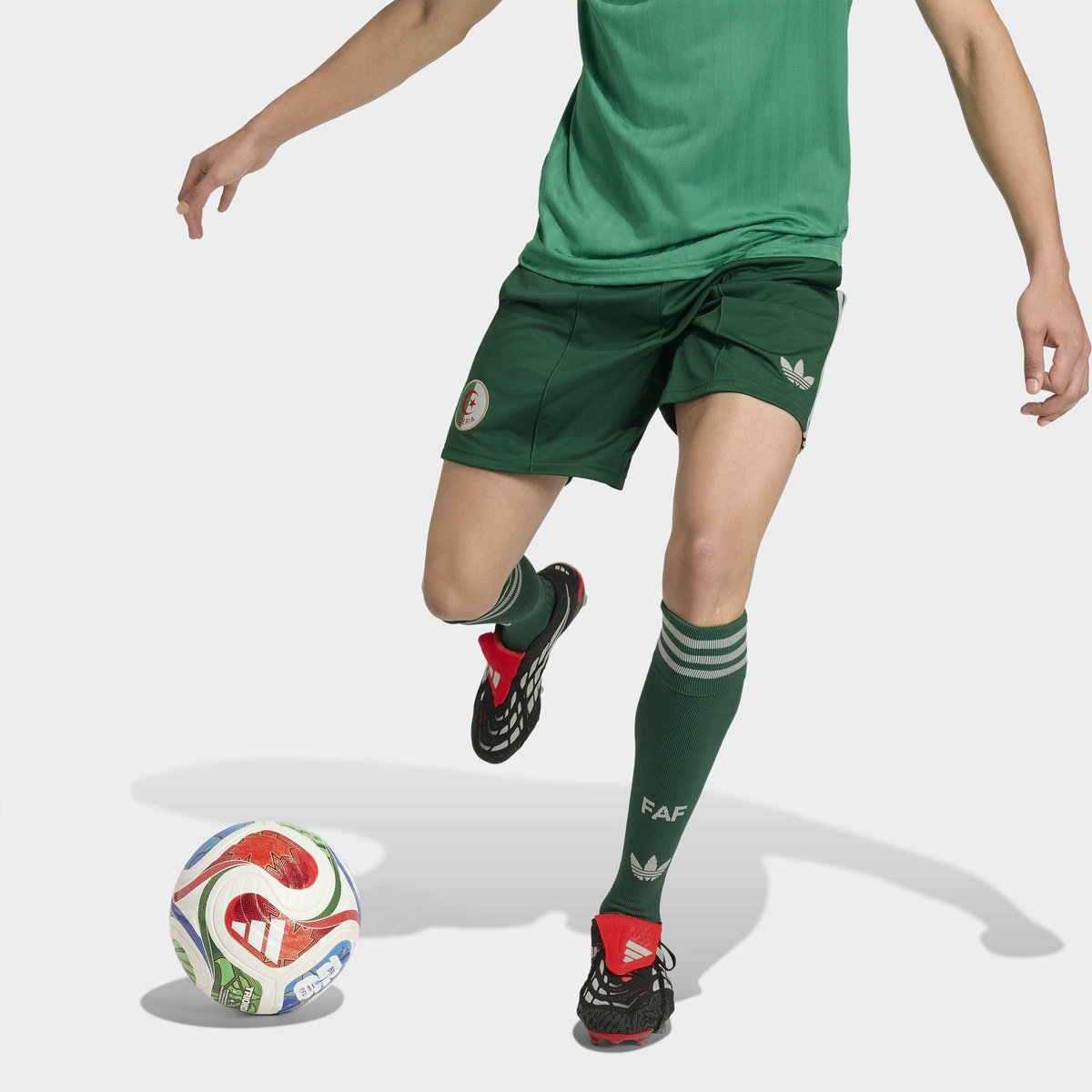 Short Extérieur Algérie 26 Short Extérieur Algérie 26 team dark green, adidas Performance