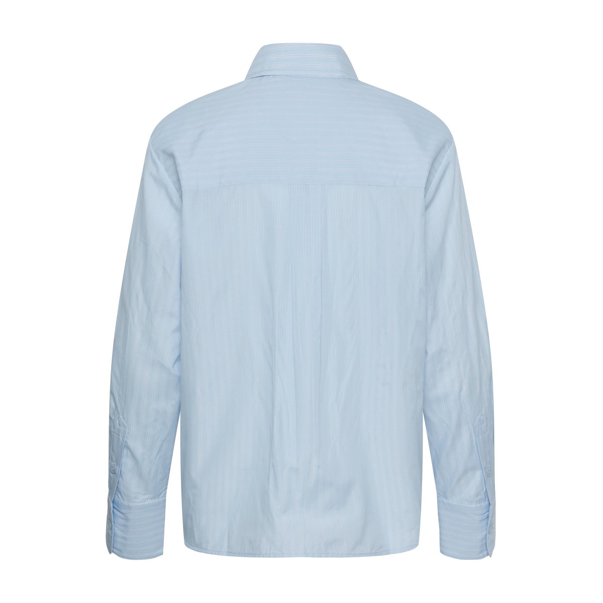 Chemise à manches longues bleu rayures light blue stripe, KAFFE