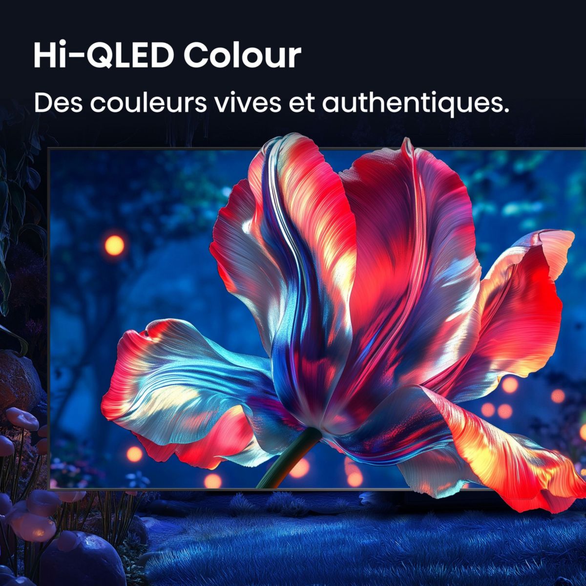 TV QLED 55E7S PRO (2026) 55" (139 cm) 4K - 144Hz, Smart TV couleur unique, HISENSE