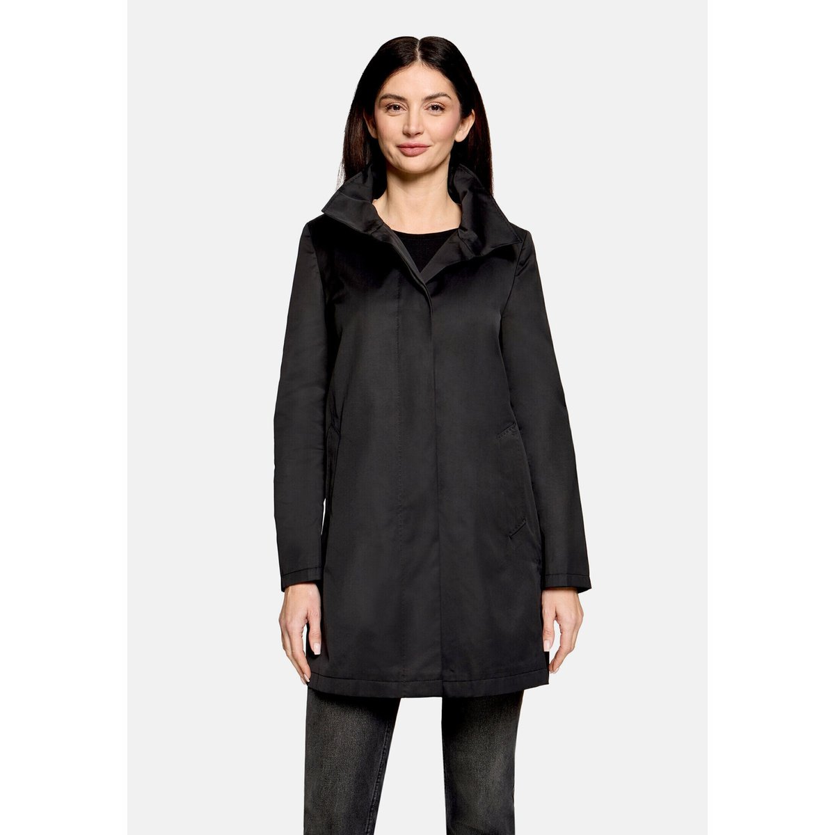 Veste d'été à col droit noir, GIL BRET