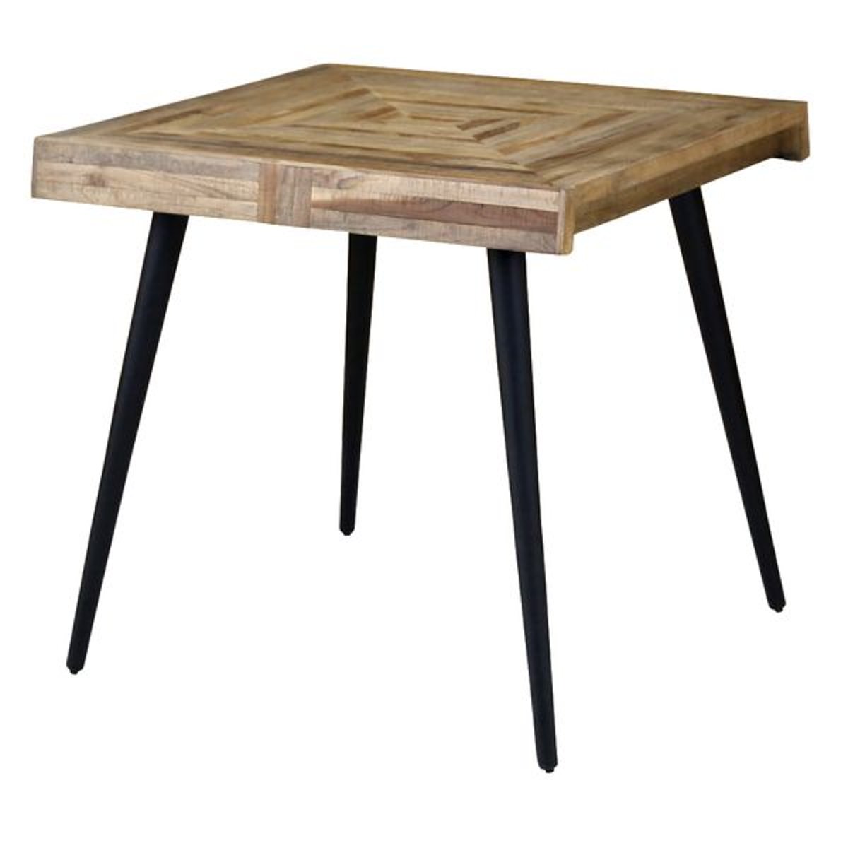 Table repas teck recyclé 200cm naturel foncé, ZAGO