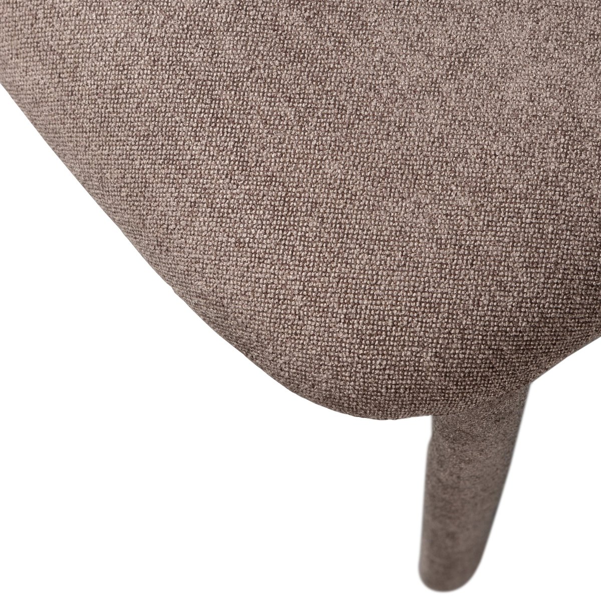 Lot de 2 chaises de table en similicuir NOBLE taupe, WOOOD