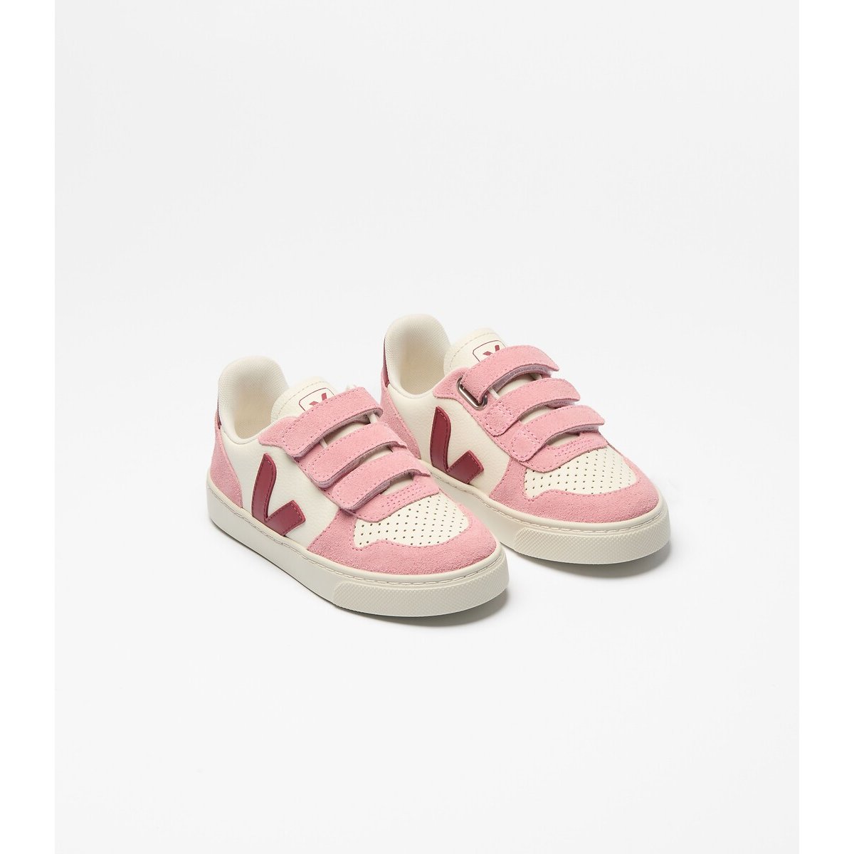 Kids Small V-10 Leather Trainers pink, VEJA