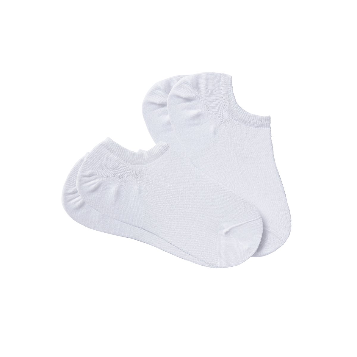 Lots de 2 socquettes invisibles Climatyl lot blanc, DAMART