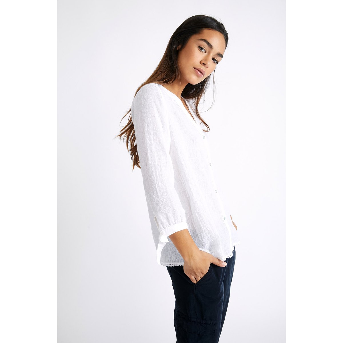 Chemise Helios - SCYLLA blanc, BANANA MOON