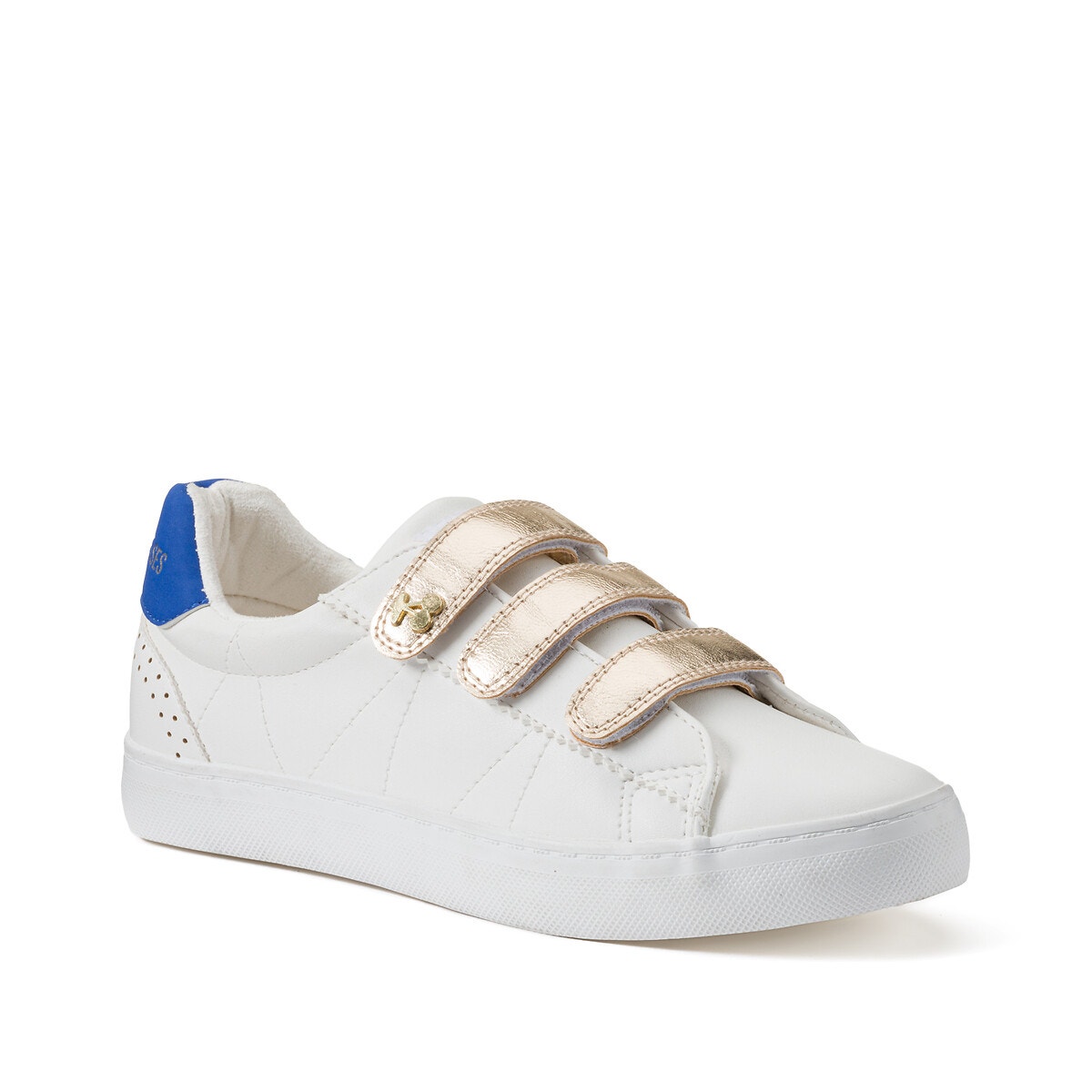 Baskets Vic Scratch blanc/bleu, LE TEMPS DES CERISES
