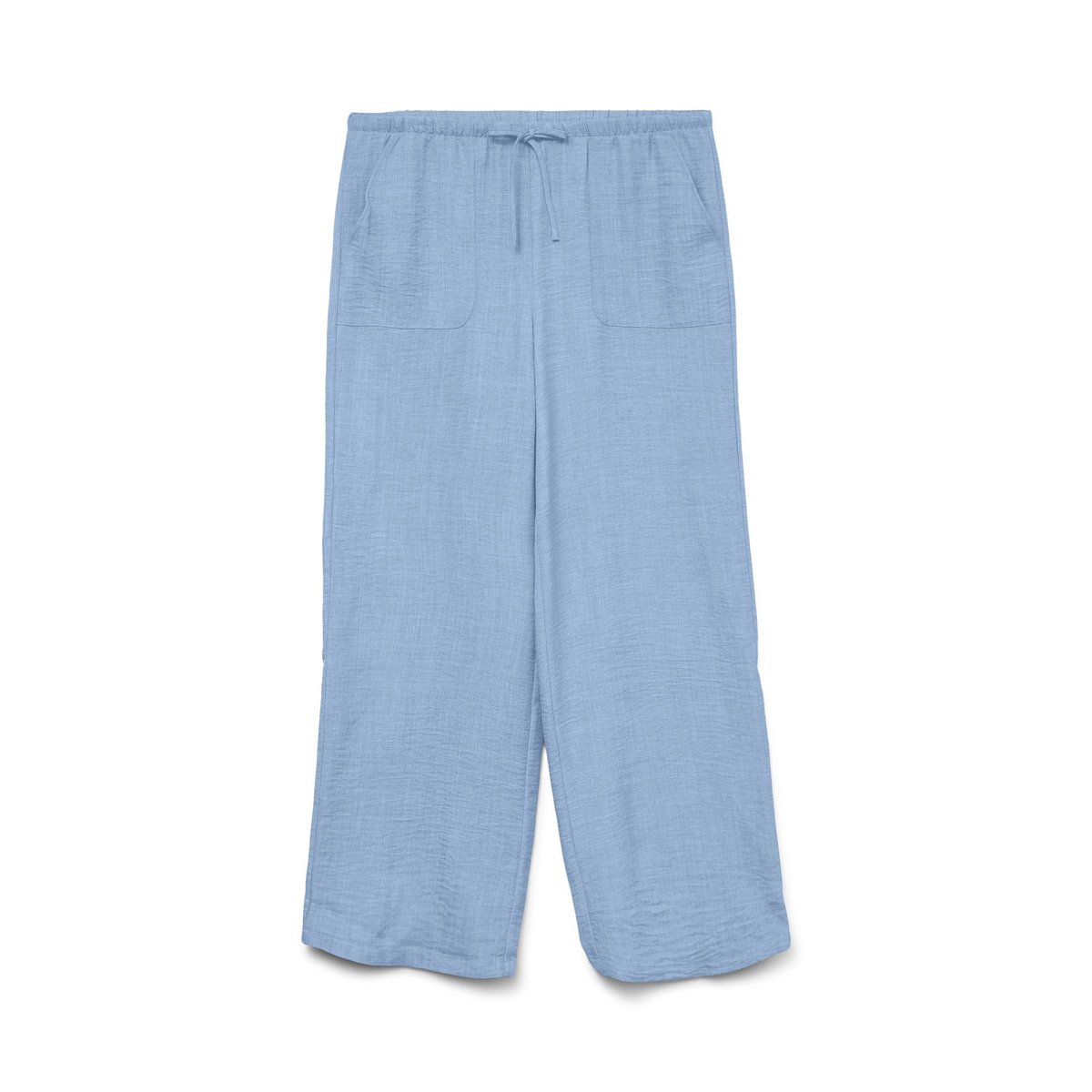 Pantalon À Jambe Large chambray blue, VERO MODA