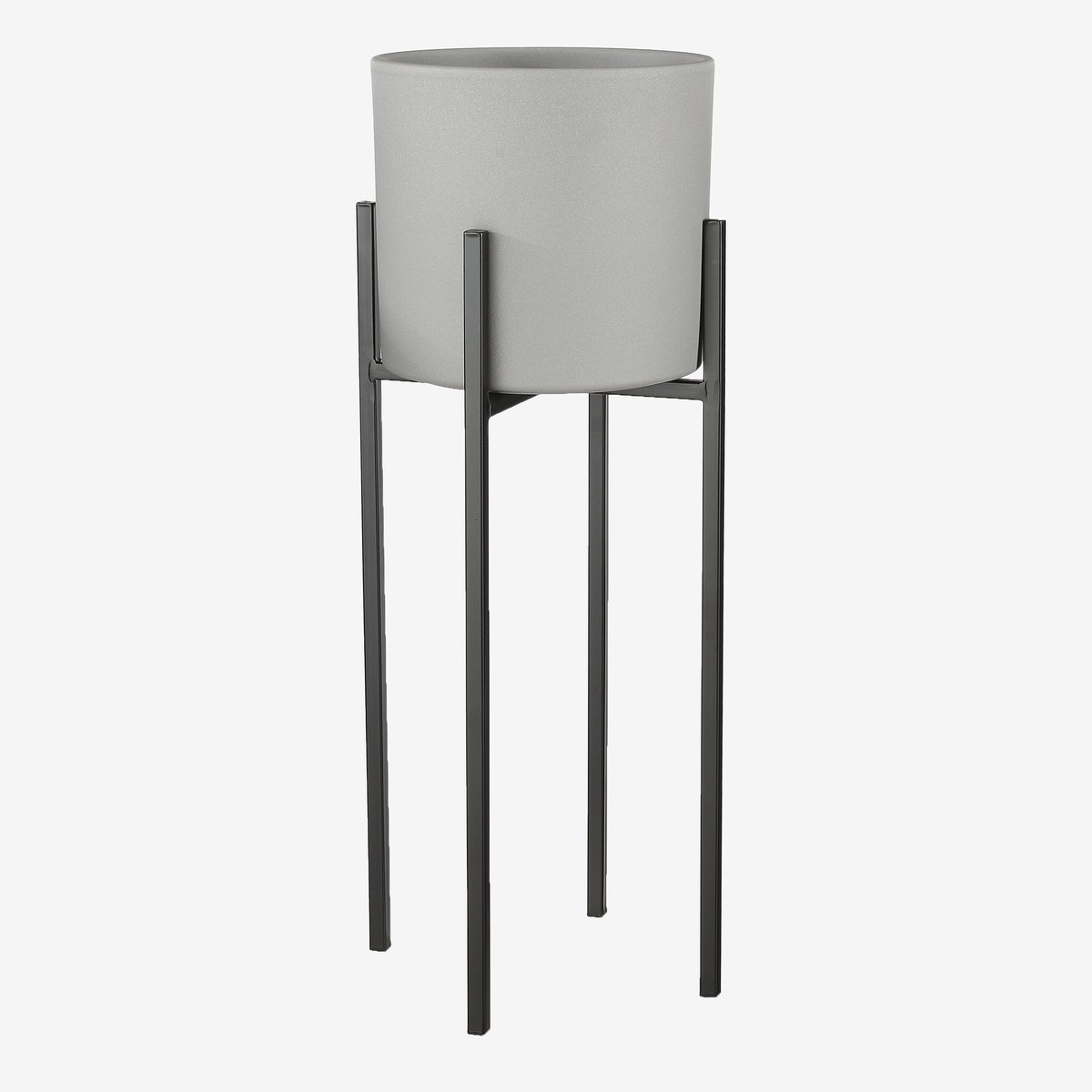 Support pour plantes H55 cm ASCOT noir, MICA DECORATIONS