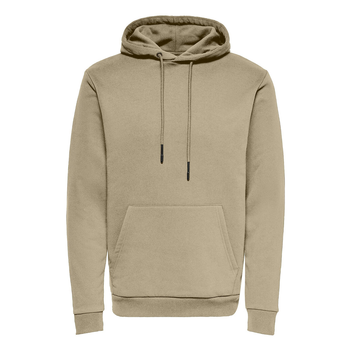 Sweat à capuche Ceres Life beige grisé, ONLY & SONS