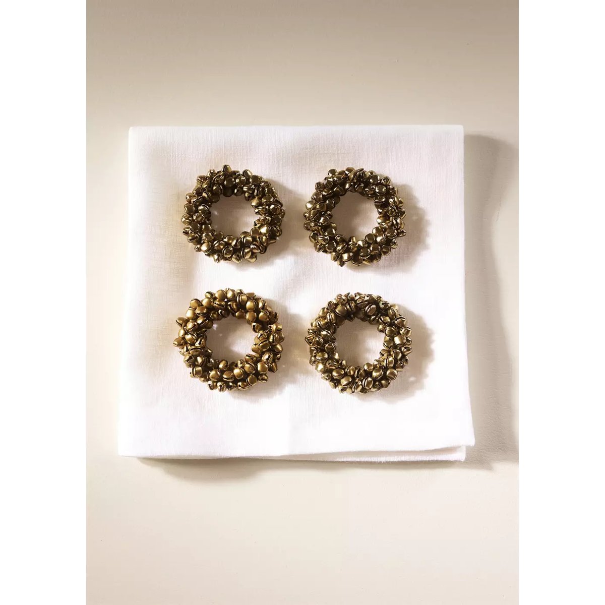 Rond de serviette en fer or, MANGO HOME