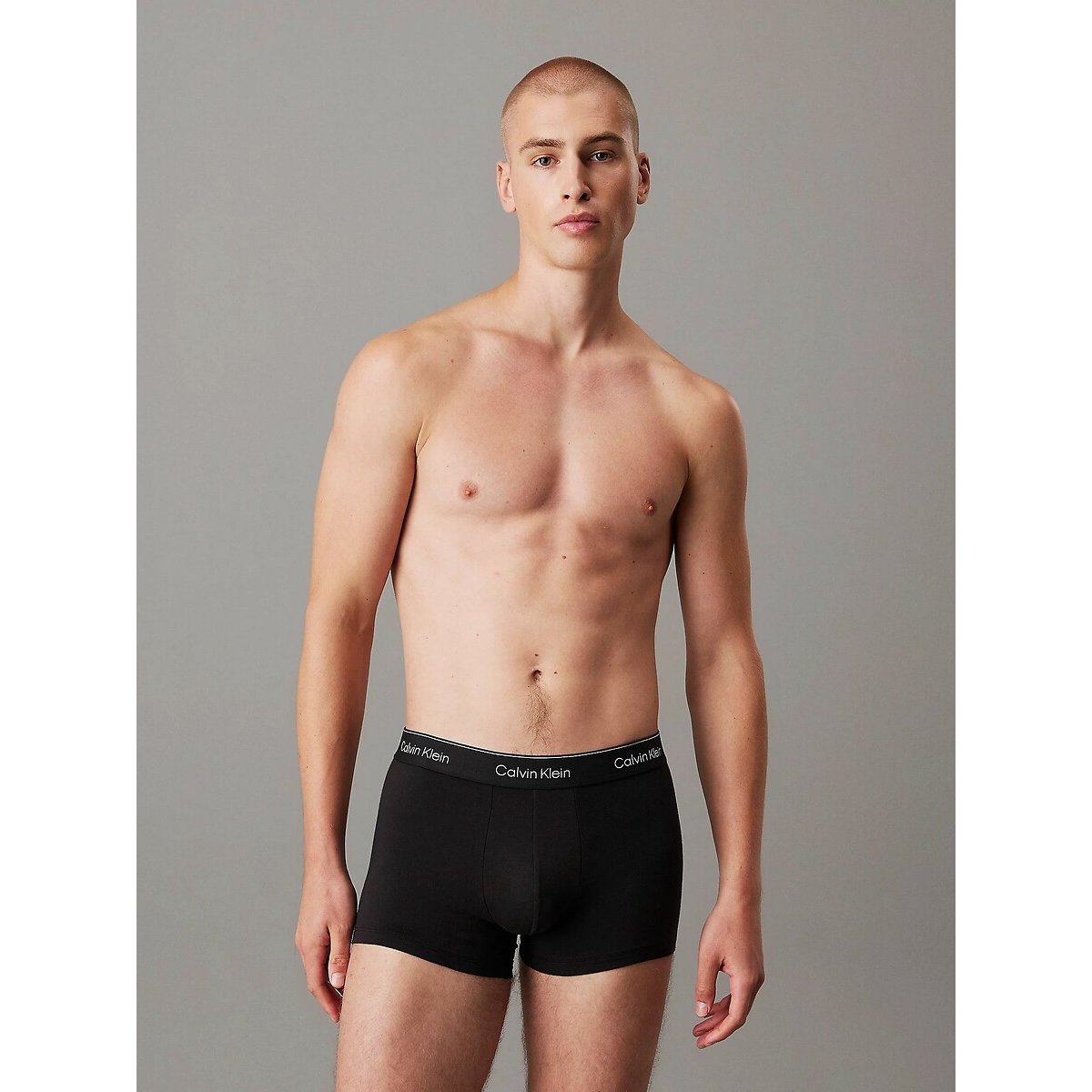 Lot de 5 boxers unis noir, CALVIN KLEIN UNDERWEAR