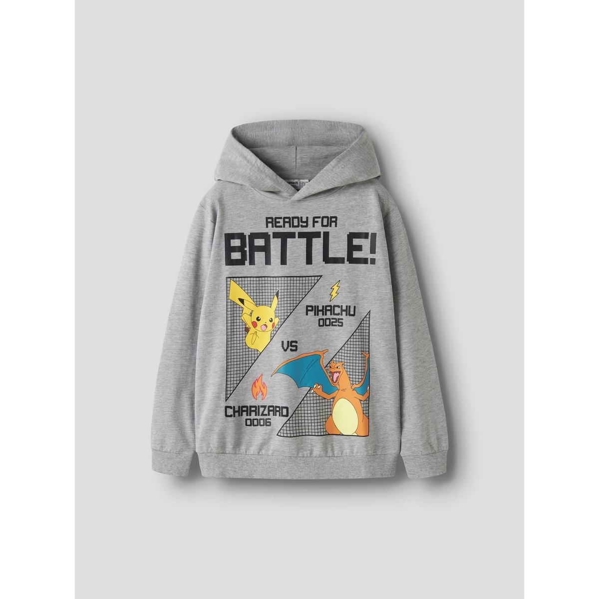 Sweat À Capuche grey melange, NAME IT