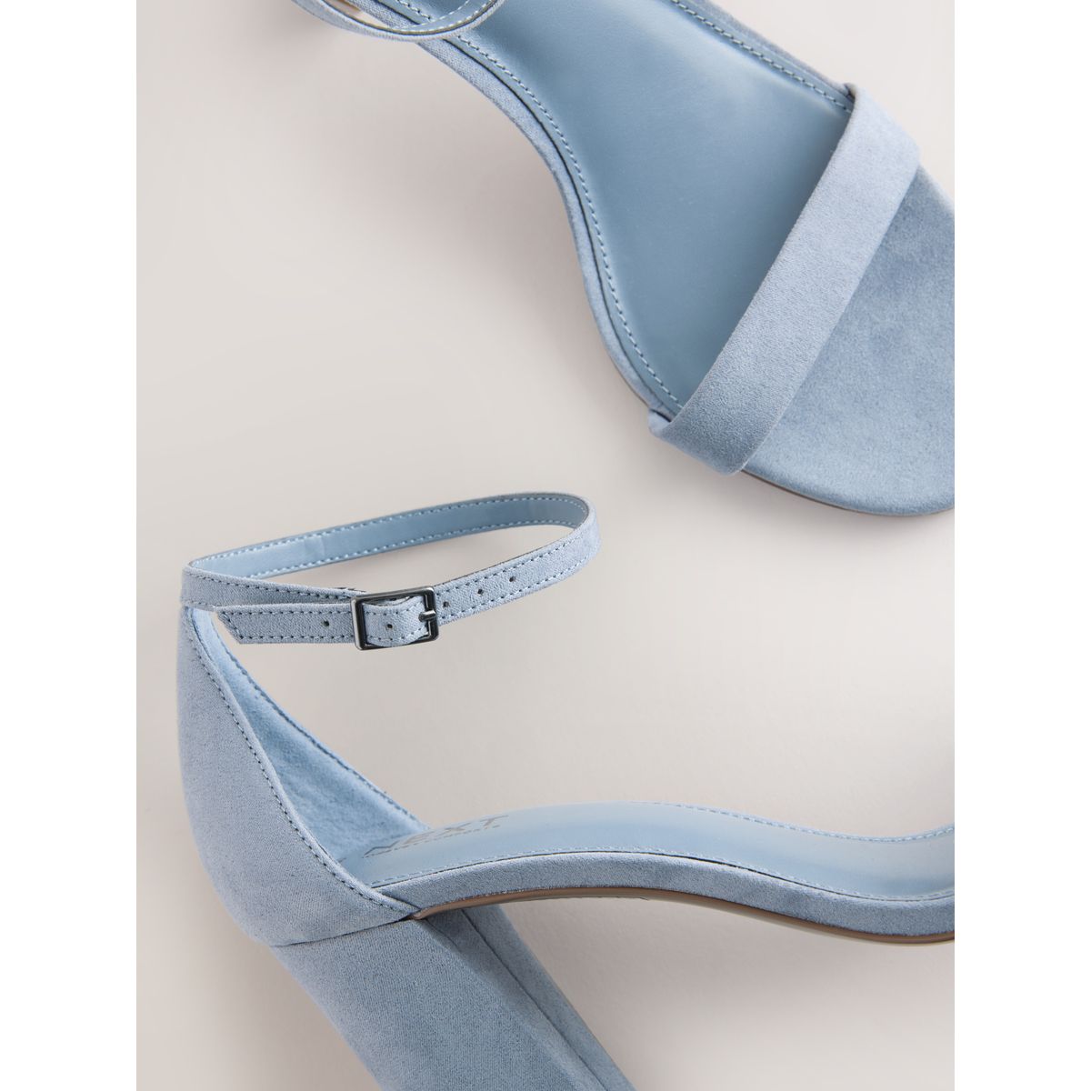 Sandales à talons carrés forever comfort® bleu, NEXT