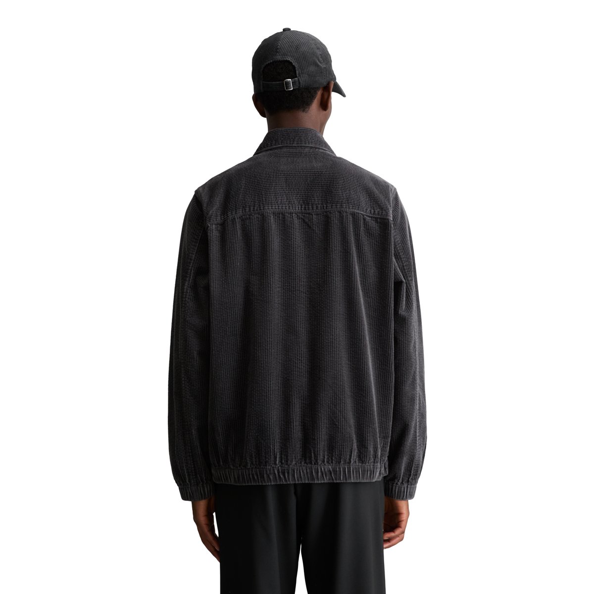 Surchemise en velours côtelé, coupe classique en coton biologique gris, MARC O’POLO DENIM