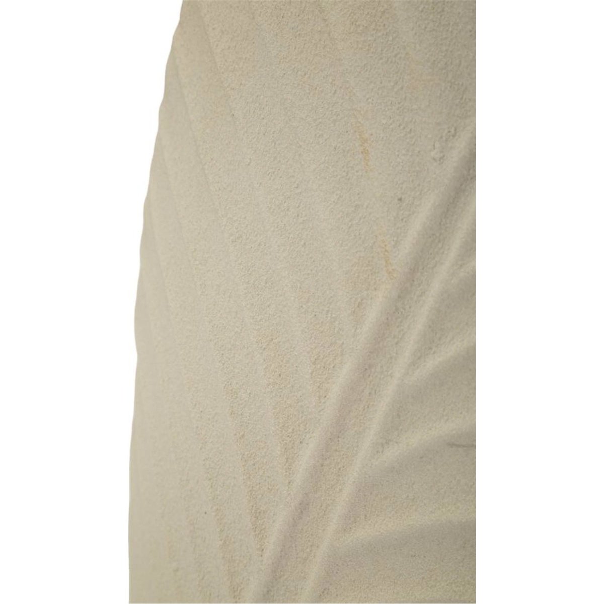 Vase haut en fer relief feuille MODERN crème, RECOLLECTION