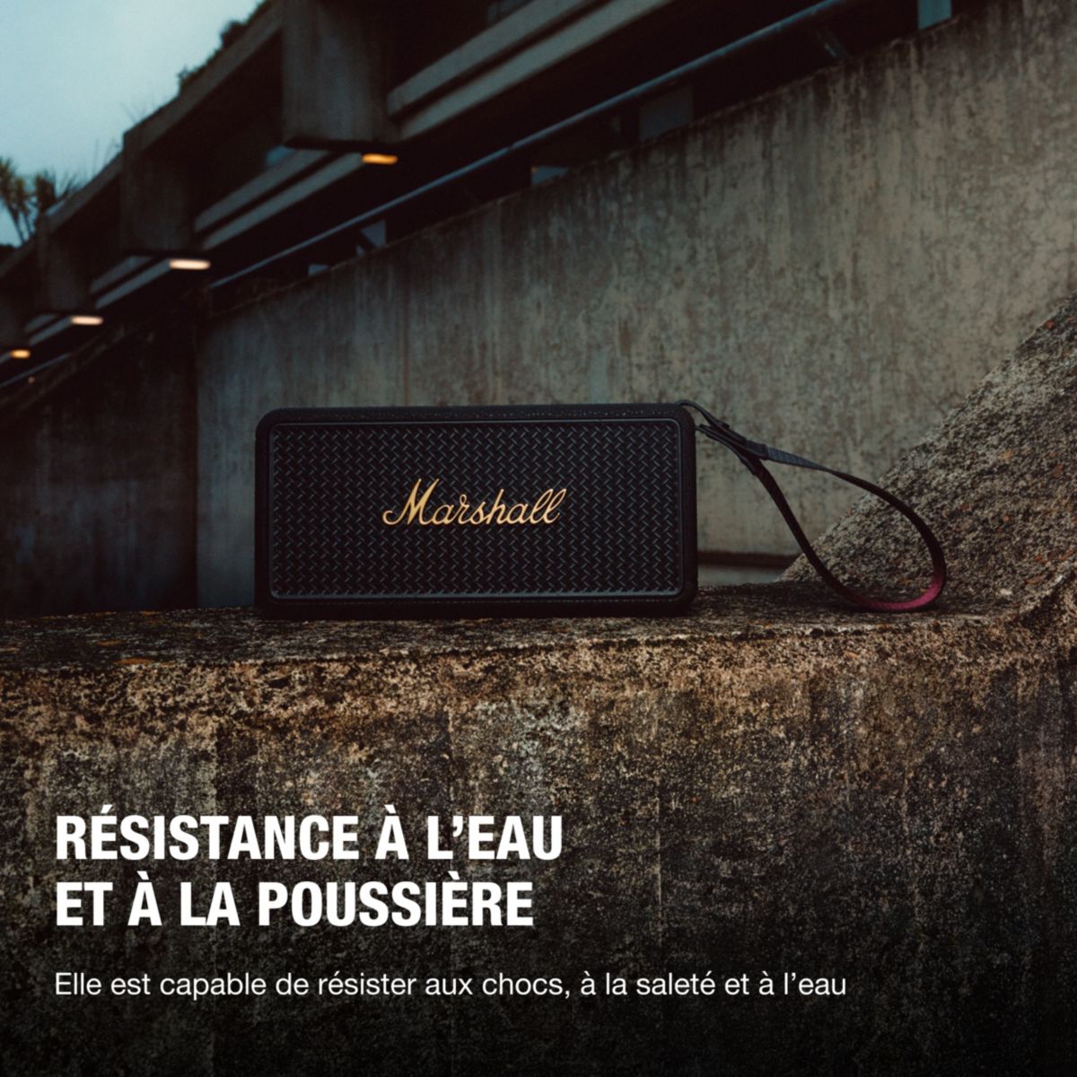 Enceinte portable Middleton II Black & Brass noir laiton, MARSHALL