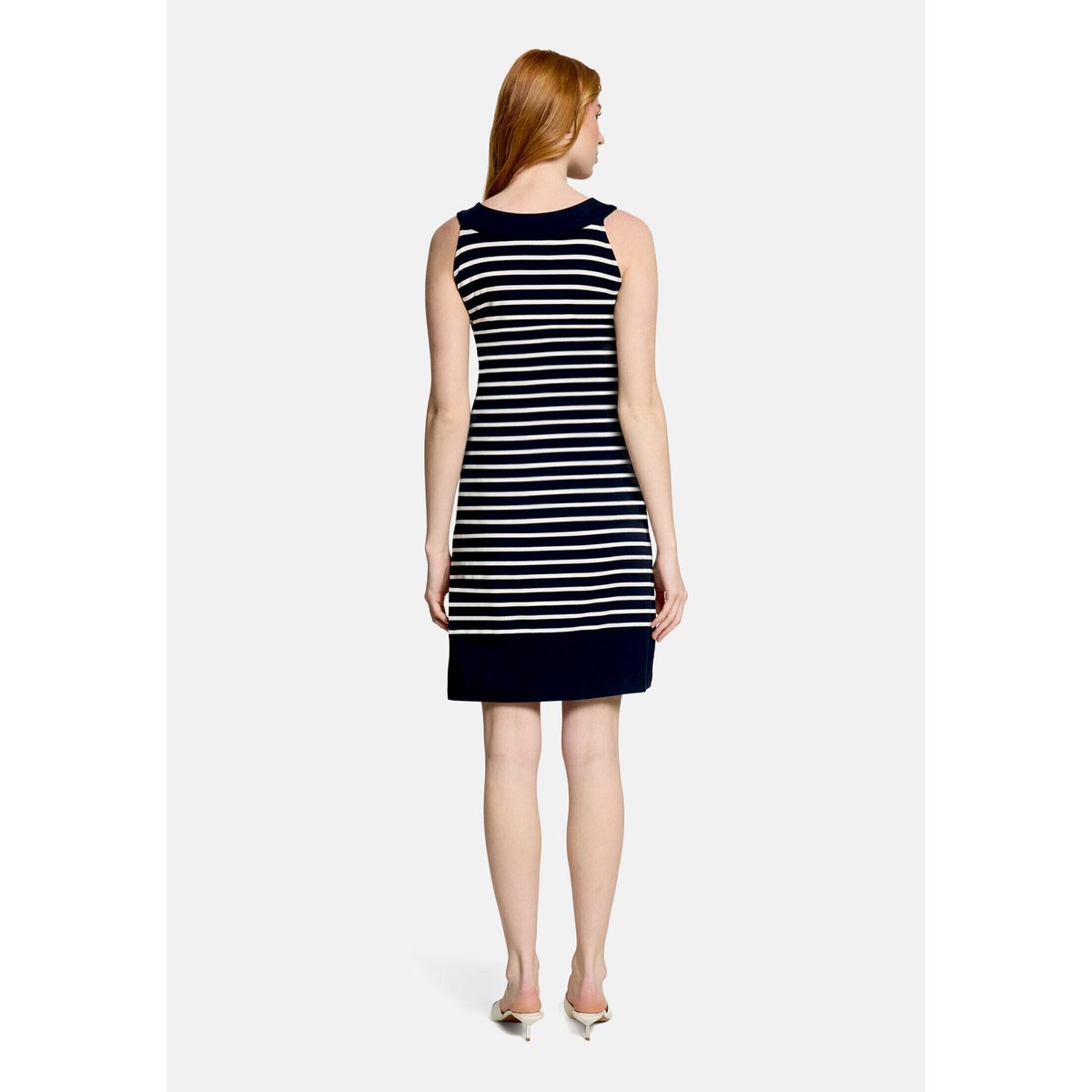 Robe d'été sans manches bleu/blanc, BETTY BARCLAY
