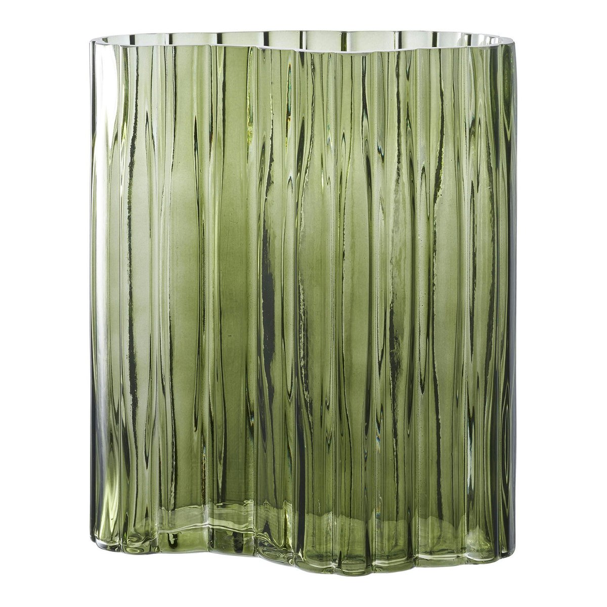 Vase décoratif organique, vert vert, PIER IMPORT