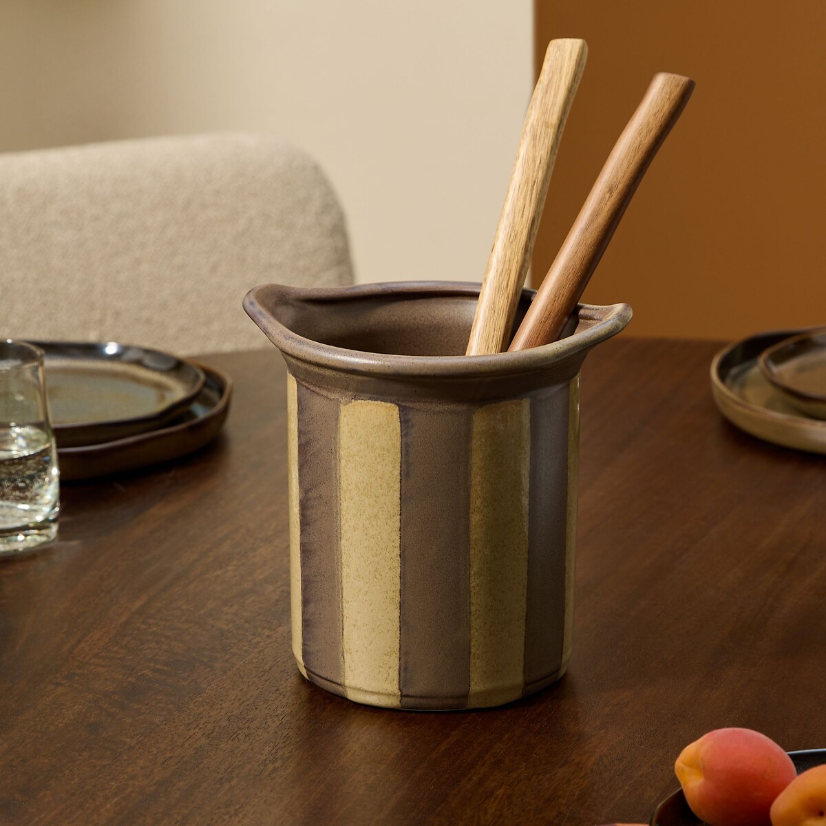 MADE.COM Tomas Utensil Jar brown , MADE