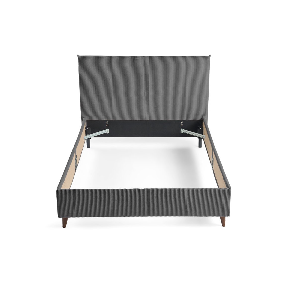 Lit - BOTTICELLI gris anthracite, BEST MOBILIER