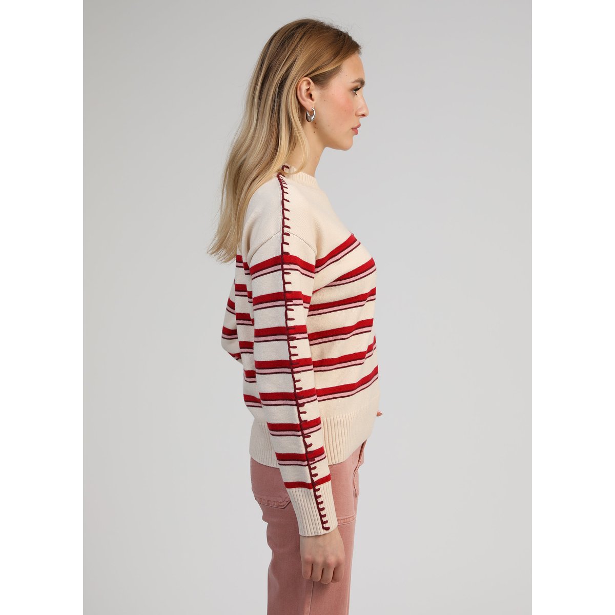 Pull NAUSIKA rouge, AN'GE