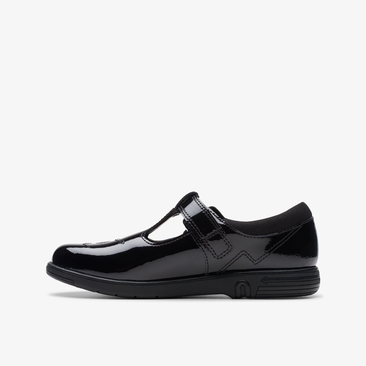 Derbies Brevet Ajustement Étroit JAZZY TAP K noir, CLARKS