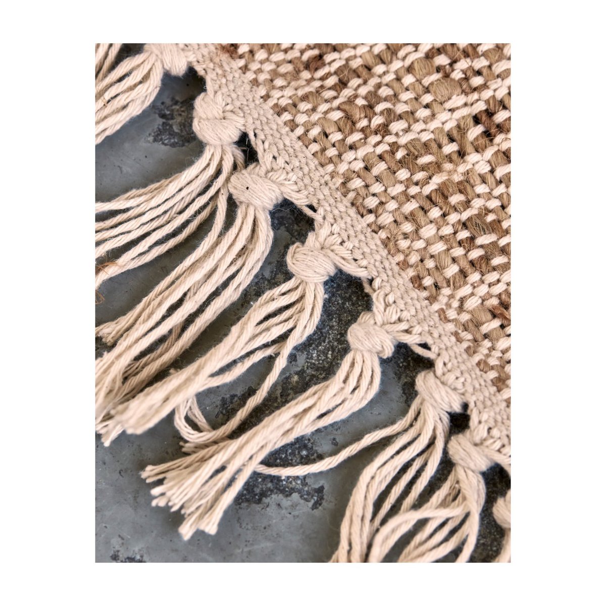 Tapis en laine Rostro nature, blanc cassé, HOUSE DOCTOR
