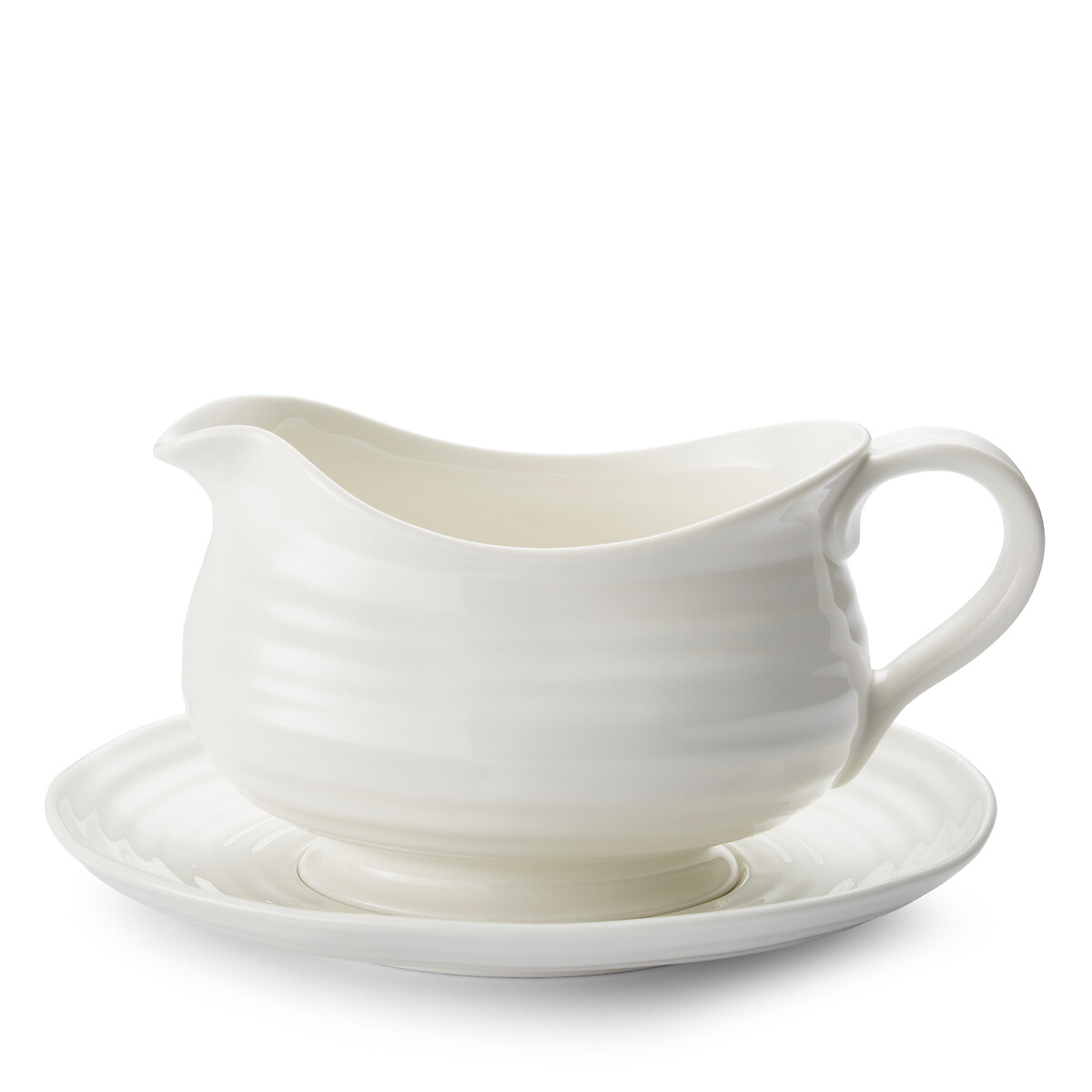 White Gravy Boat & Stand white, SOPHIE CONRAN FOR PORTMEIRION