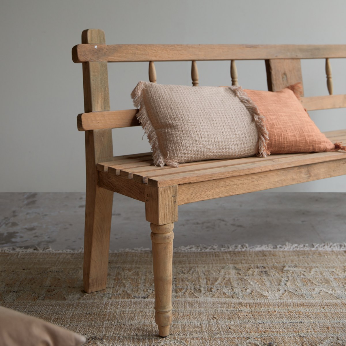 Banc en Teck massif, PAULA naturel, TIKAMOON