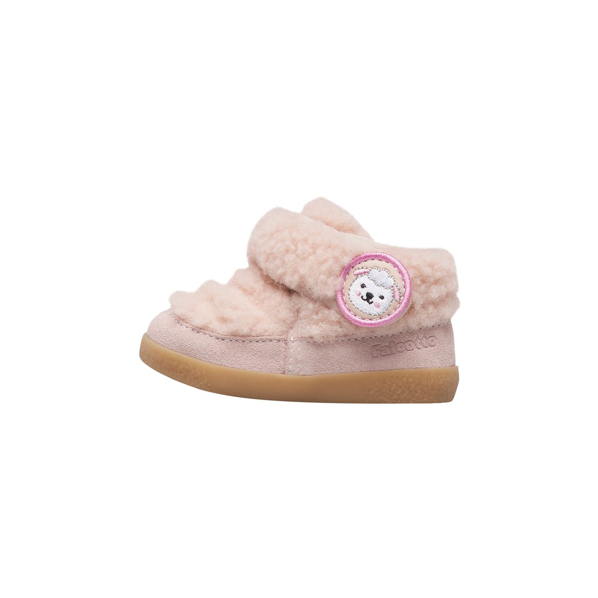 Bottes en suede et en laine LITTLE FRIENDS VL. marron-, FALCOTTO
