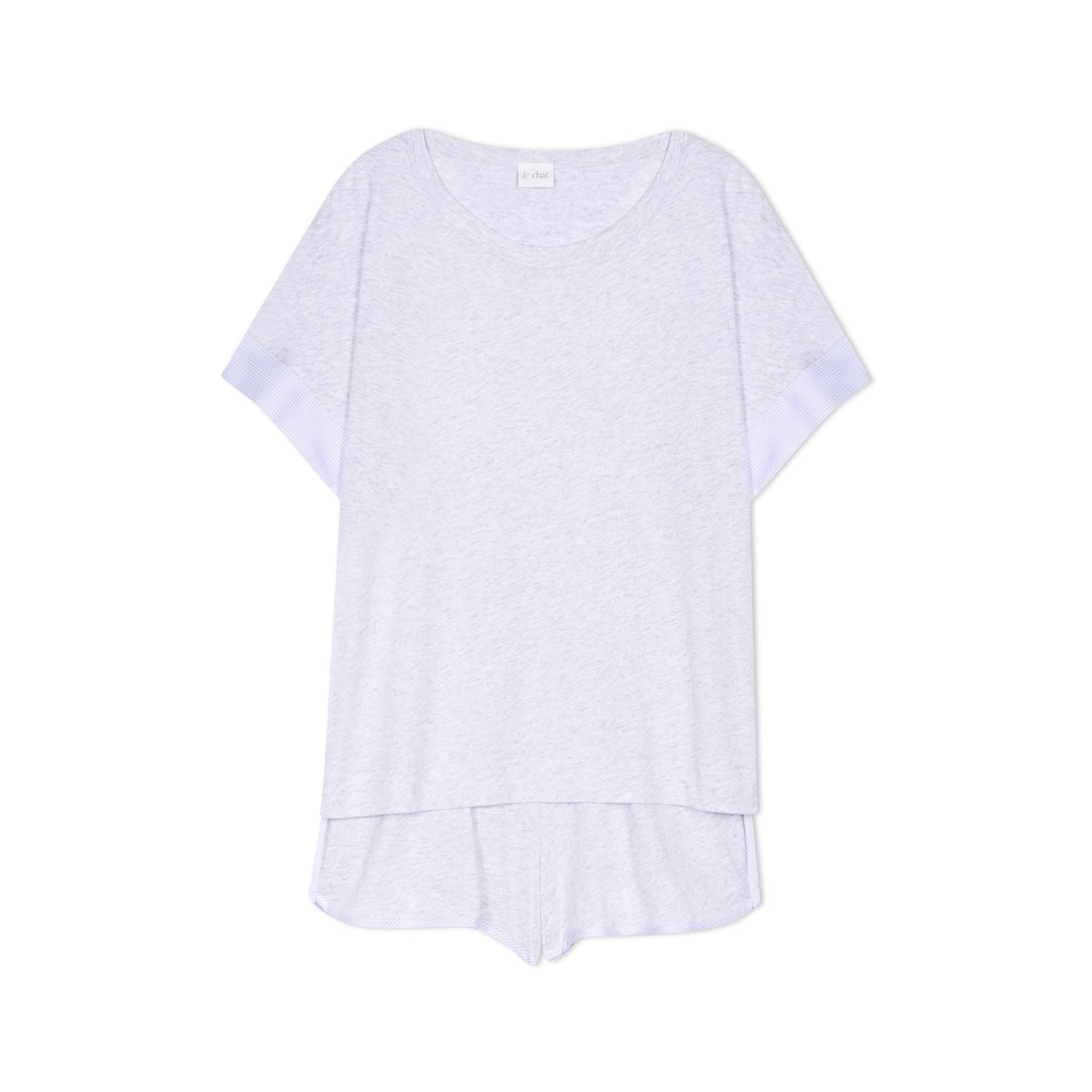 Pyjama short en coton modal AMY 200 multicolore, LE CHAT
