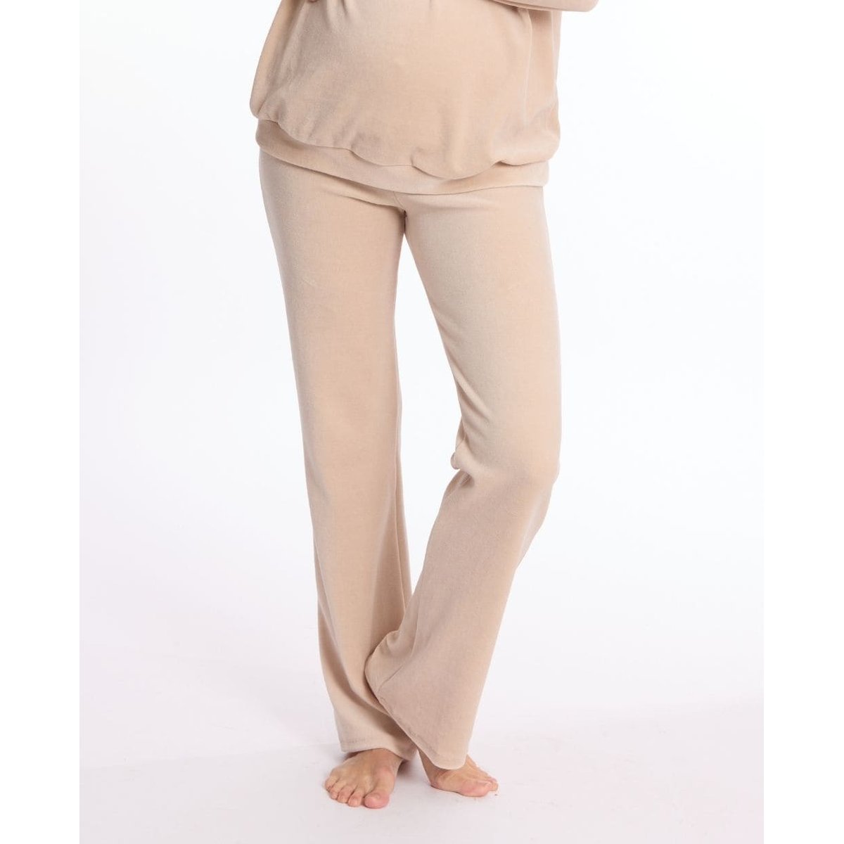 Pantalon de maternité Enzo beige, CACHE COEUR