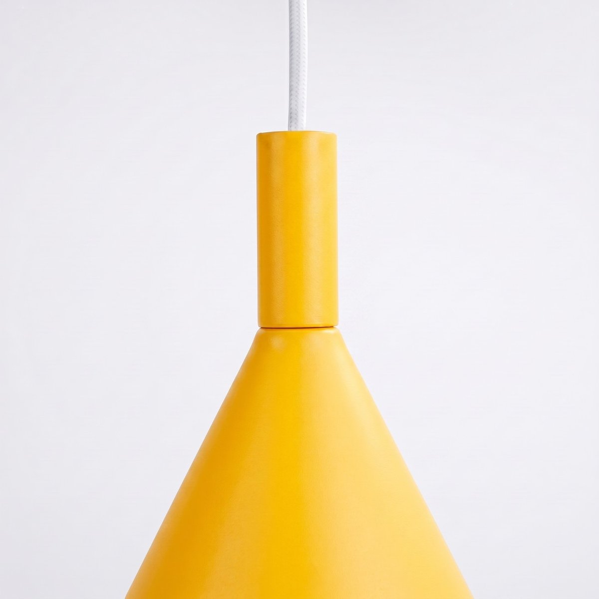 Suspension Acier Jaune E27 1 Nox jaune, EDEN