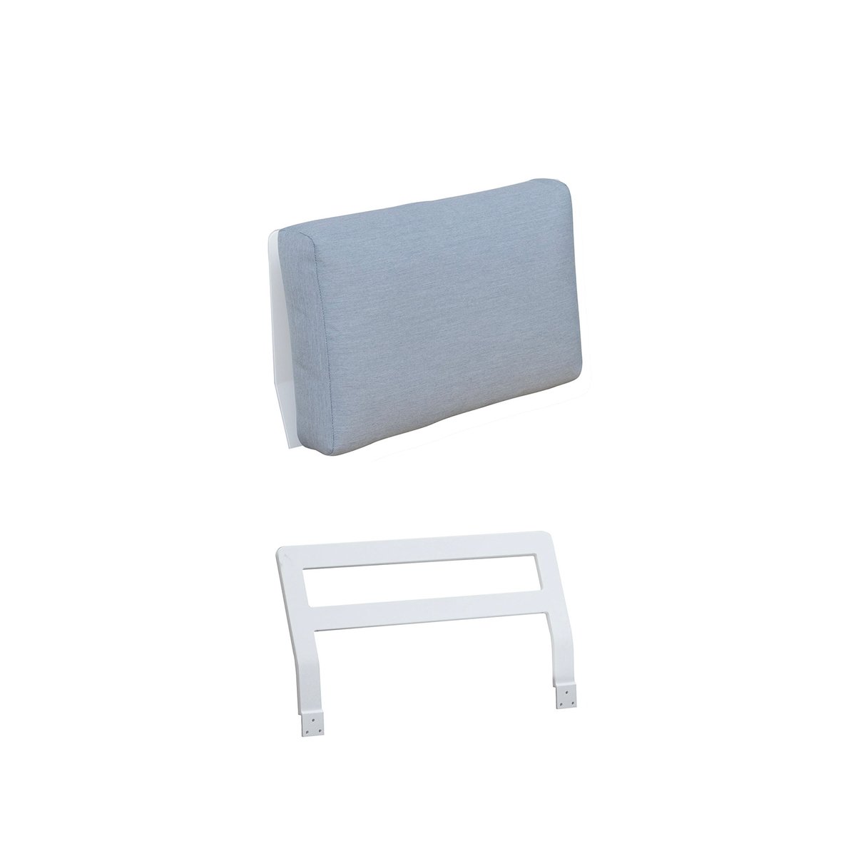 Salon de jardin en aluminium, TINY blanc, AU JARDIN DE CHLOÉ