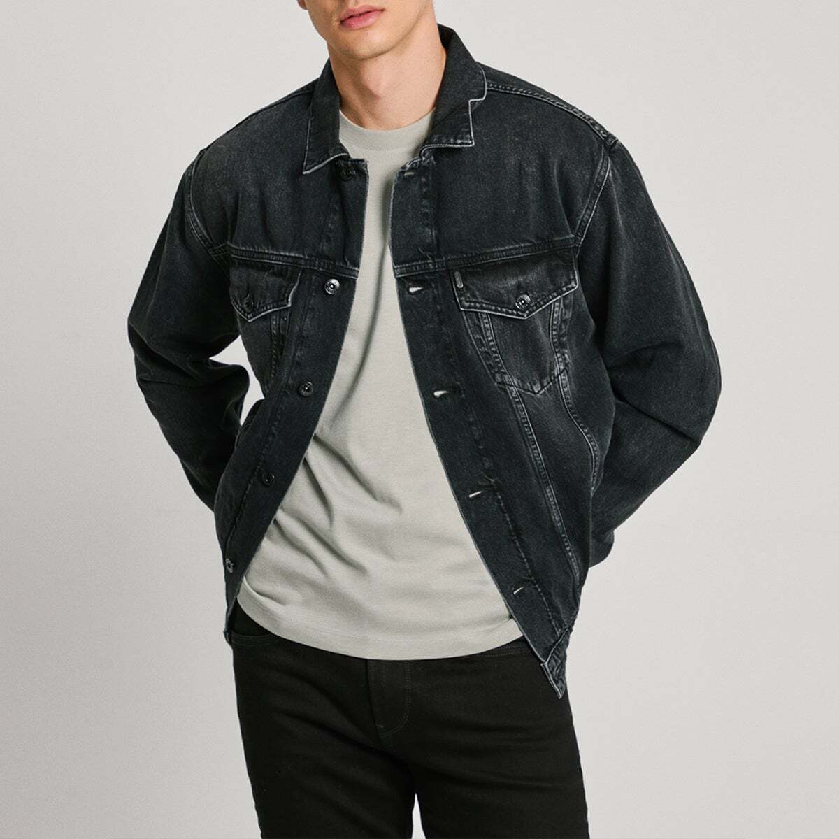 Veste À Coupe Décontractée En Denim jean, PEPE JEANS