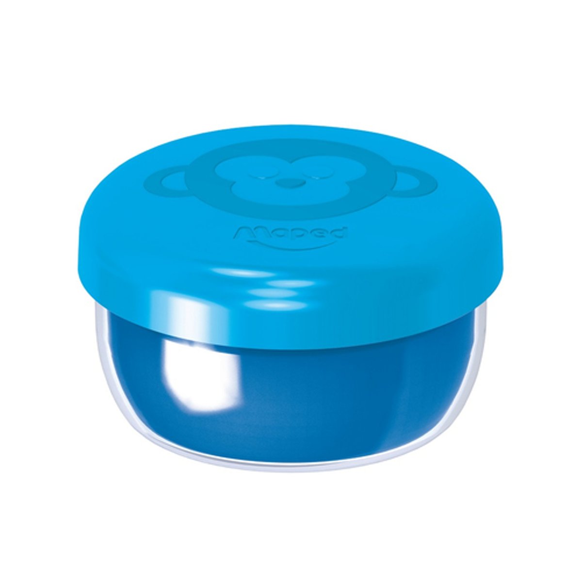 Peinture au doigt 4 pots pour les petits bleu, MAPED